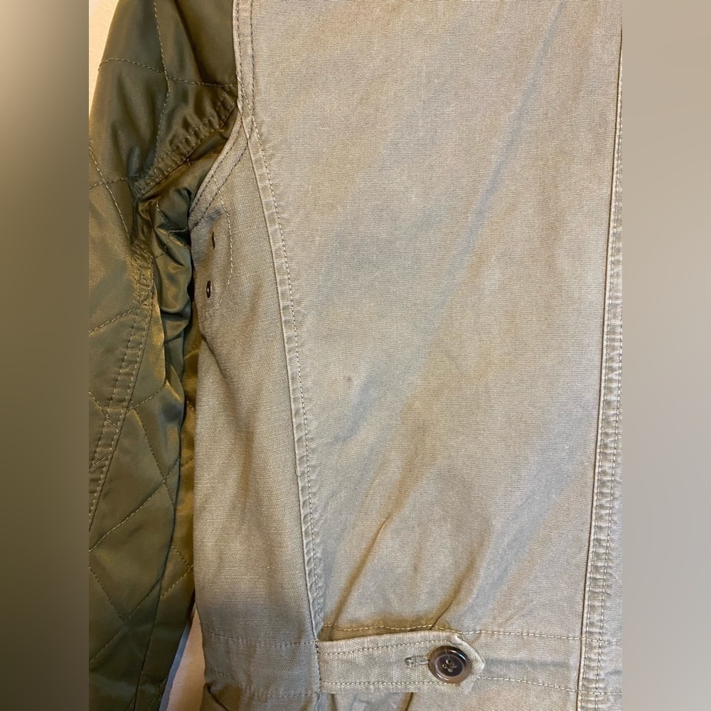 J Crew Green Washed & Aged Utility Jacket Women’s size XXS - Picture 7 of 11